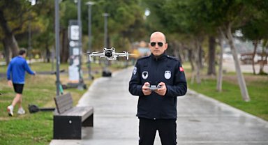 Antalya'da zabıta drone ile denetimde