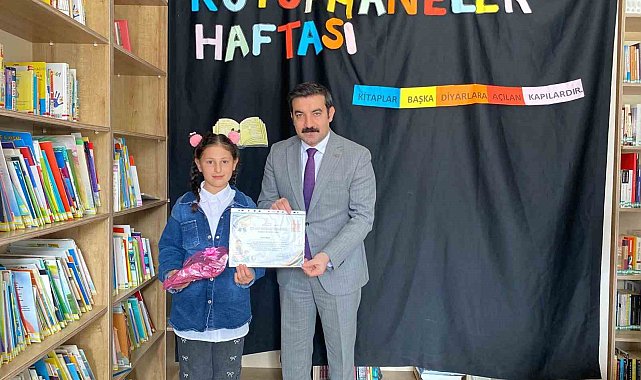 Arpaçay'da Kütüphane Haftası etkinliği