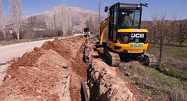 ASAT'tan Elmalı'da asfalt öncesi altyapı yatırımı
