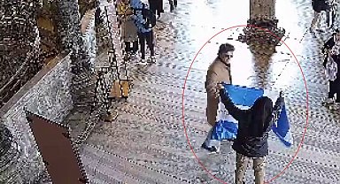 Ayasofya Camii'nde provakasyon