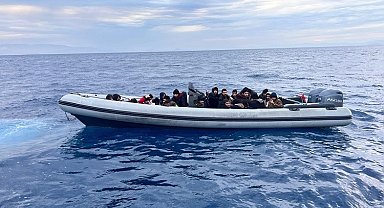 Aydın açıklarında göçmen operasyonu