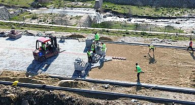 Aydın Büyükşehir'den Buharkent'te yol yapım çalışması