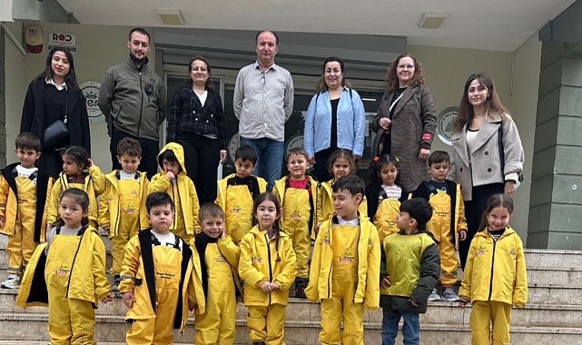 Aydın'da anaokulu öğrencileri Doğa Eğitim Merkezi'ni gezdi