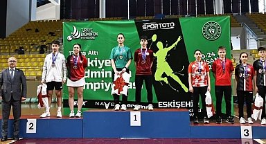 Badmintonun genç yıldızları Eskişehir'de buluştu