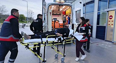 Bafra'da bıçaklı kavga: 1 yaralı