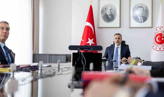 Bakan Fidan "Hürmüz Boğazı'nda durum" konulu çevrimiçi toplantıya katıldı