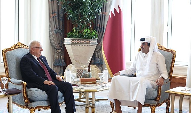 Bakan Güler, Katar Emiri Al Thani ile görüştü