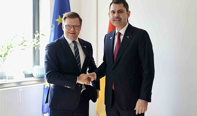 Bakan Kurum, BM İcra Sekreteri Stiell ve İngiliz, Alman ve Japon mevkidaşları ile görüştü