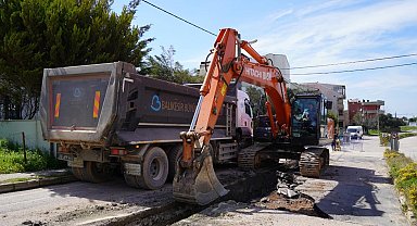 Balıkesir Bandırma'da asbestli hatlar yenileniyor