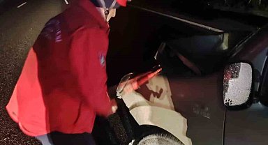 Balıkesir'de otoyolda trafik kazası: 2 yaralı