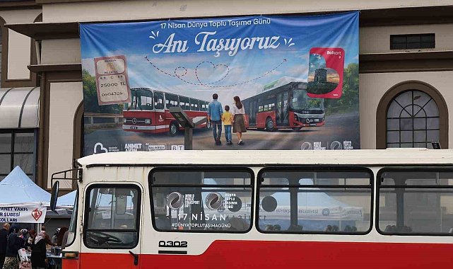 Balıkesir'de toplu taşıma gününde nostalji rüzgârı