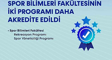 BARÜ'de Spor Bilimleri Fakültesinin iki programı daha akredite edildi