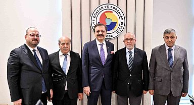 Başkan Dumandağ, TOBB Başkanı Hisarcıklıoğlu ile bir araya geldi