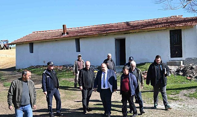 Başkan Hamamcı Dutluca Mahallesi'nde incelemelerde bulundu