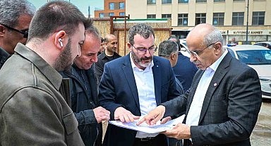 Başkan Sami Er, Söğütlü Camii inşaatını yerinde inceledi