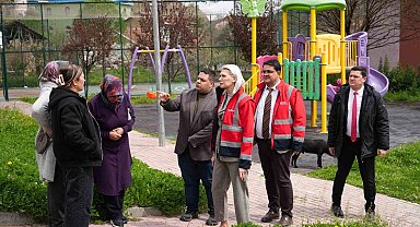 Başkan Subaşı Küçük Sanayi ve Soğuksu Mezarlığı'nda çalışmaları inceledi
