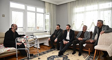 Başkanı Özlü'den hastalara moral ziyareti