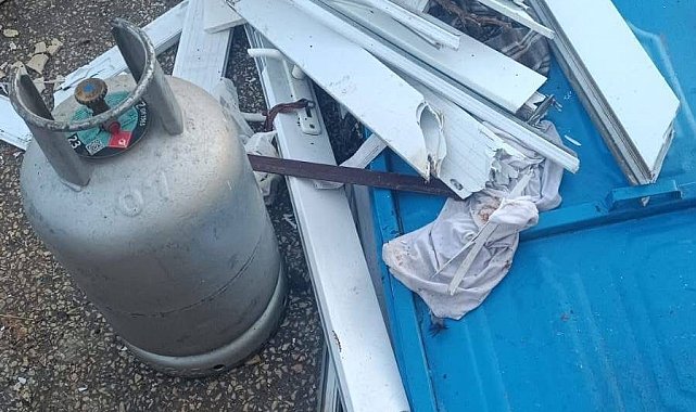 Batman'da gaz parlaması nedeniyle yaşlı kadın alevlerin arasında kaldı