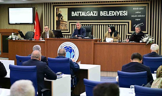 Battalgazi Belediyesi Nisan ayı meclis toplantısı tamamlandı