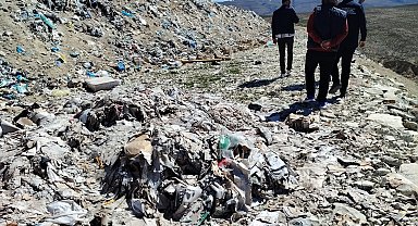 Bayburt'ta katı atık sahasında çevre denetimi yapıldı