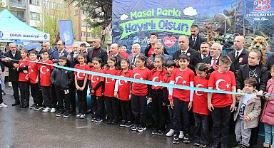 Belediye başkanının koltuğuna oturan çocuklar talimat vermişti: Masal Park hayalleri gerçek oldu