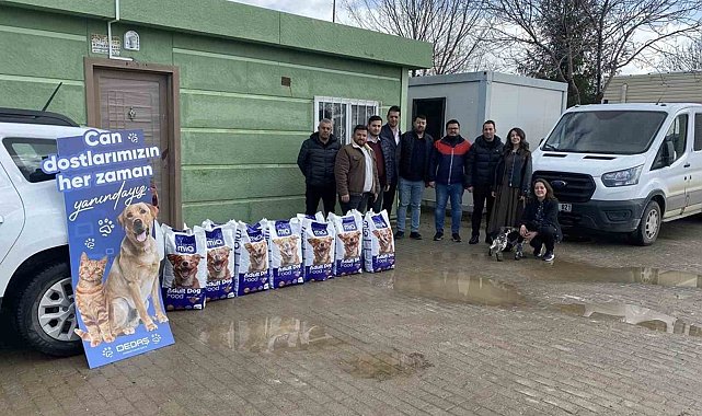 Beş yılda beş ilde 30 tonun üzerinde mama bağışı yapıldı