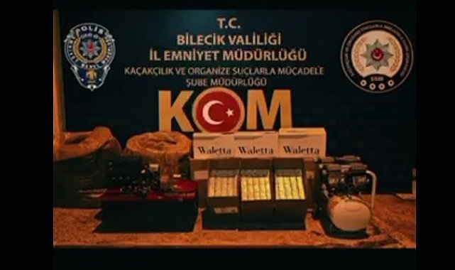 Bilecik'te 156 bin adet makaron ele geçirildi