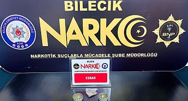 Bilecik'te esrar ve uyuşturucu aparatı ele geçirildi: 1 gözaltı