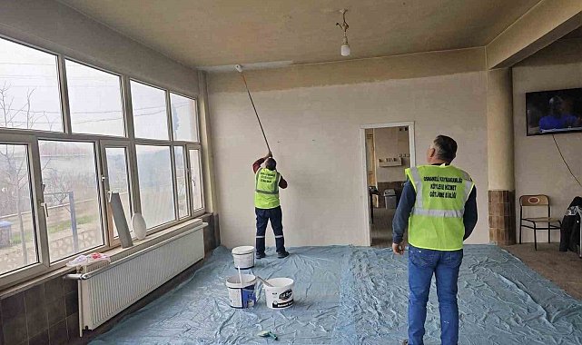 Bilecik'te köy konaklarına bakım ve onarım yapıldı