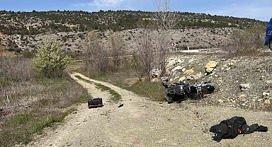Bilecik'te motosiklet kazası, 1 yaralı