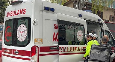 Bilecik'te motosiklet yayaya çarptı, 1 yaralandı