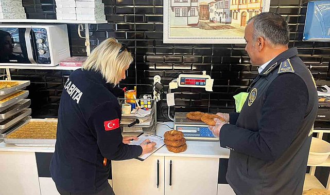 Bilecik'te simit ve poğaça gramaj denetimi