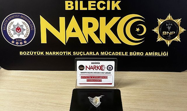 Bilecik'te uyuşturucu operasyonu: 1 şüpheli yakalandı