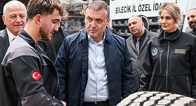 Bilecik'te Vali Sözer ulaşım yatırımlarını yerinde inceledi