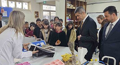 Bolu'da ilkokul öğrencileri atık yağları sabuna dönüştürdü