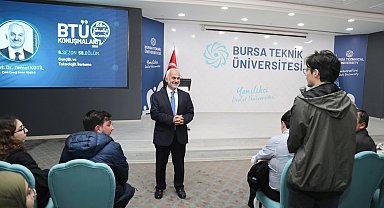 BTÜ Konuşmaları'nda Prof. Dr. Temel Kotil gençlerle buluştu