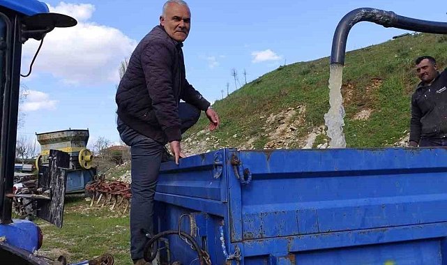 Buldan'da dolan gölet çiftçinin can suyu oldu