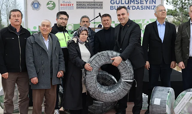 Bursa Büyükşehir'den çiftçiye hayat veren destek