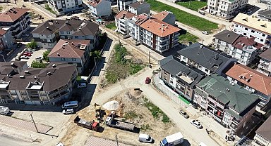 Bursa İnegöl Alanyurt'ta 11 sokakta tretuvar uygulaması