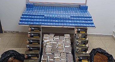 Bursa İnegöl'de binlerce kaçak tütün operasyonu