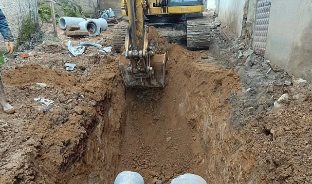 Bursa İznik Müşküle'de altyapı seferberliği... 4 bin 800 metre hat yenileniyor