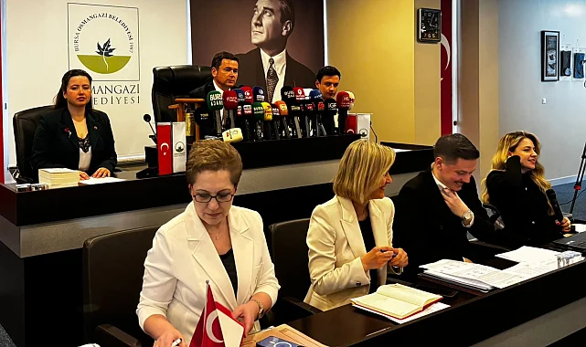 Bursa Osmangazi Belediye Meclisi'nde Nisan ayı oturumu yapıldı