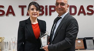 Bursa Tabip Odası'nda Ferda Firdin dönemi başladı