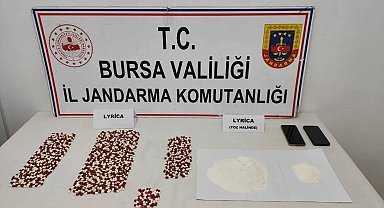 Bursa Yenişehir'de sentetik ecza ele geçirildi