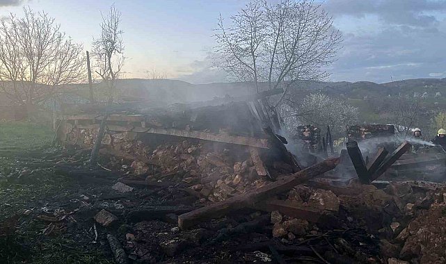 Bursa'da 2 katlı ev alevlere teslim oldu