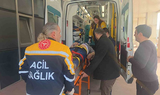 Bursa'da çatıdan düşen usta ağır yaralandı