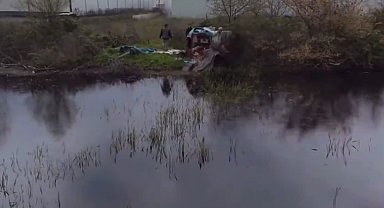 Bursa'da sulak alanlarda gümeler imha edildi