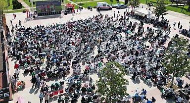 Bursaspor'un şampiyonluk coşkusu Büyükşehir'le yaşandı