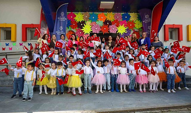 Büyükşehir'in Çocuk Gelişim Merkezleri'nde 23 Nisan etkinlikleri düzenlendi