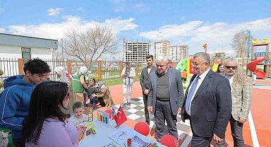 Büyükşehir'in çocuk kütüphanesinde 'Kayseri Kent Konseyi 23 Nisan' etkinliği